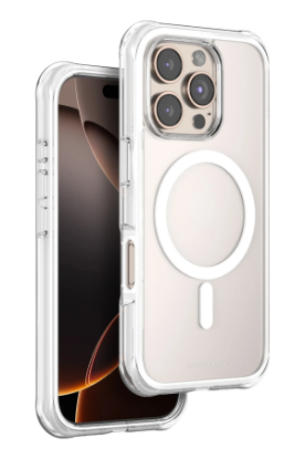 Onegif Apple iPhone 16 Pro Hulk Magsafe Kapak - Beyaz resmi