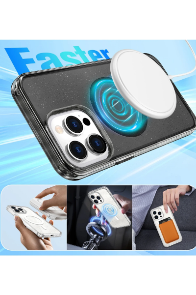 Joko Apple iPhone 14 Pro Max Star Magsafe Kapak - Şeffaf resmi