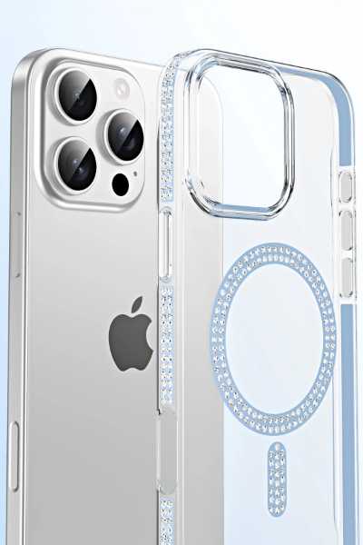 Joko Apple iPhone 15 Move Taşlı Magsafe Kapak - Lila resmi