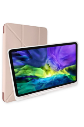Newface Huawei MatePad SE Kılıf Kalemlikli Mars Tablet Kılıfı - Rose Gold resmi