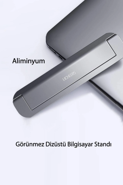 Newface LC 344 Ayarlanabilir Laptop Telefon Tutucu - Gümüş resmi
