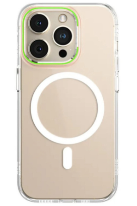Newface iPhone 14 Pro Max Kılıf Blueo Anti Drop Magsafe Kapak - Yeşil resmi