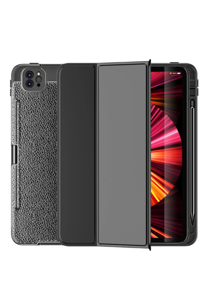 Newface iPad Pro 11 (2020) Kılıf Tablet Focus Silikon - Siyah resmi